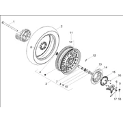 Roue arrière