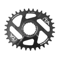 CHAINRING FOR MTB - DIRECT MOUNT 32 Teeth TA ONE SH52 OVAL- BLACK - ALUMINIUM FOR SHIMANO XTR M9100 / XT M8100 / SLX M7100 / MT900 - 10/11/12 SPEED