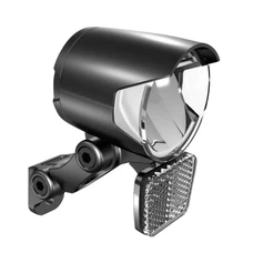HEAD LIGHT FOR EBIKE -ON FORK or STEM - HERRMANS MR4 100 LUMENS BLACK (WITH BRACKET) 6-12V IN BOX