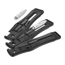 DEMONTE PNEU VELO WERA BICYCLE AVEC EMBOUTS 4 EN 1 ET DEMONTE OBUS (SET 5 PIECES) -MARQUE ALLEMANDE POUR LES ATELIERS