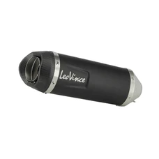 POT MOTO LEOVINCE LV ONE EVO BLACK EDITION ACIER INOX POUR YAMAHA 700 MT-07 2021>2023 (COUPELLE CARBONE) (AVEC CATALYSEUR) (HOMOLOGUE CE)  -REF 14360EBK-