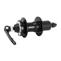 WHEEL HUB - FOR MTB - REAR - DISC 6 spokes - BLACK - 32 spokes. COMPATIBLE SHIMANO 11/10/9 Speed.