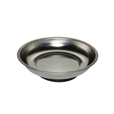 RECIPIENT/GAMELLE/BAC MAGNETIQUE ROND POUR RECEVOIR LES VIS AU DEMONTAGE DIAM 150mm AVEC CAOUTCHOUC ANTI-DERAPANT -BUZZETTI- (0546)