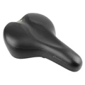SELLE NEWTON CITY FLUIDYNAMIC DOUBLE DENSITE CONFORT 50 MODERATE NOIR AVEC ELASTOMERES 272x192mm (OFFRE SPECIALE)