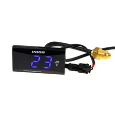 THERMOMETRE DIGITAL VOCA RACING POUR LE CIRCUIT DE REFROIDISSEMENT LIQUIDE 0-120-C ECLAIRAGE LED BLEU