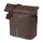 SACOCHE ARRIERE VELO LATERALE SAC BANDOULIERE BASIL CITY SHOPPER VEGAN MARRON IMITATION CUIR DROIT/GAUCHE 14-16L FIXATION HOOK-ON PORTE BAGAGE FERMETURE PLIANT ANTI-PLUIE AVEC REFLECHISSANT
