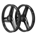 JANTE/ROUE CYCLO 17" TYPE GRIMECA POUR PEUGEOT 103 SP, MVL NOIR (VENDU PAR PAIRE) -SELECTION P2R