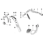Groupe pedales - leviers