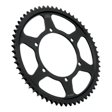 COURONNE MOTO ADAPTABLE APRILIA 125 RS4 2011>2016, 125 TUONO 2017>2020 428 60 DTS ACIER NOIR (DIAM 108/123/8.5) -JT SPROCKETS