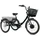 TRICYCLE ELECTRIQUE/VAE CITY LEADER FOX 24" BORMIO 2025 MIXTE NOIR BRILLANT 3V SHIMANO NEXUS MOTEUR ROUE AV BAFANG 36V 45Nm BATTERIE 14,4Ah (LARGEUR HORS TOUT 75cm, DEBATTEMENT 100mm)