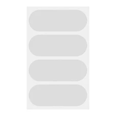 STICKER - REFLECTIVE STRIPES FOR HELMET - APPROVED (SET OF 4 STRIPES)