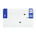 PLASTIC STRIP FOR BLANK PVC LICENSE PLATE (MOTORBIKE FORMAT 210X130)-DEPT 44/EUROPE (SOLD PER UNIT)