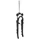FOURCHE VTC 28 " ZOOM SWIFT ALU RESSORT/ELASTOMERE NOIR DEB. 45mm COMPATIBLE FREIN A DISQUE 160mm PIVOT (107mm) FILETE 1"1/8-25,4 INTERIEUR avec fixation pour porte bagage