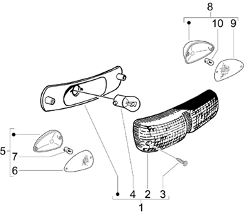 Eclairages arrière - Clignotants