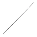 STAINLESS SPOKE- BLACK "STRAIGHT PULL" DT SWISS COMPETITION 2/1.8/2mm L302mm WITHOUT NUT (SOLD PER UNIT)