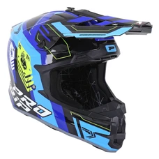 CASQUE CROSS ADULTE PROGRIP 3080 SPIRITS BLEU/NOIR S (ECE 22.06)