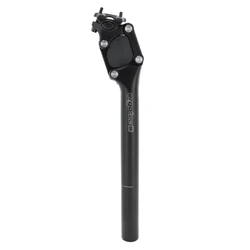 SEATPOST FOR ROAD BIKE/MTB- ERGOTEC PARALLELOGRAM -ALUMINIUM BLACK Ø. 27,2 L350mm (APPROVED LEVEL 5)