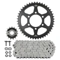 KIT CHAINE ADAPTABLE SUZUKI 1200 GSF S BANDIT 1996>2005, GSF N BANDIT 1995>2005 530 15x45 (DIAM COURONNE 76/100/10.5) (DEMULTIPLICATION ORIGINE) -JT SPROCKETS