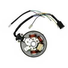 IGNITION STATOR FOR MOPED PEUGEOT 103 ELECTRONIC 6V WITH SENSOR (WITH PLATE)-P2R