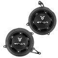 PROTECTION/COUVRE CARTER MOTO POUR YAMAHA 700 MT-07 2014>2020 ALU CNC ANODISE NOIR (PAIRE)  -AVOC-