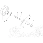 Frein posterieur - Mâchoire