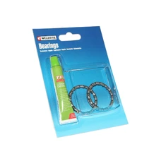 BALL BEARING CAGE FOR HEADSET-  3,969 (5/32”) WELDTITE WITH GREASE (PAIR)