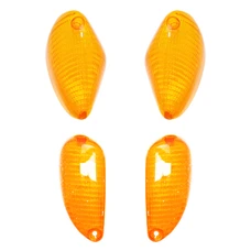 CABOCHON CLIGNOTANT SCOOT ADAPTABLE PIAGGIO 50 TYPHOON 2006>, NRG MC3 AV+AR ORANGE (x4) (AVANT COMME NRG EXTREME MC3 + ARRIERE COMME TYPHOON) -REPLAY