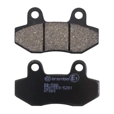 PLAQUETTE DE FREIN BREMBO POUR YAMAHA 500 TMAX 2001>2003 AV, 400 MAJESTY 2004 AV (SCOOTER CARBONE CERAMIQUE) -07080