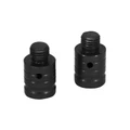 OBTURATEUR/BOUCHON RETROVISEUR MOTO COMPATIBLE YAMAHA 700 MT-07 M10 ALU ANODISE NOIR (PAIRE)  -AVOC-