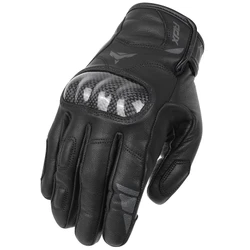 GANTS ALL SEASON ADX DAYTONA CUIR NOIR AVEC COQUE CARBONE + SLIDER DE PAUME RIGIDE T 8 (S) (HOMOLOGUE EN 13594:2015)