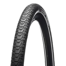 PNEU VTT URBAIN / VAE 26 X 1.75 HUTCHINSON HAUSSMANN INFINITY PROTECT NOIR TR REINFORCED 5mm FLANC REFLEX (47-559) HOMOLOGUE VAE e50