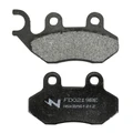 BRAKE PADS NEWFREN FOR SYM 125 SYMPHONY 2009> Front 125 FIDDLE III 2014>2016 Front PEUGEOT 50-125-150 TWEET 2010> Front 125-200 LXR 2010> Front (FD0219BE) (SCOOTER ELITE ORGANIC)