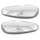CACHE/ENJOLIVEUR DE RESERVOIR CYCLO ADAPTABLE MOTOBECANE/MBK 85, 88, 881 CHROME (PAIRE) -SELECTION P2R