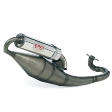 EXHAUST FOR SCOOT LEOVINCE TT POLISHED FOR  KYMCO 50 BET & WIN, SUPER 9, TOP BOY/SYM 50 JET 2T (REF 4048)