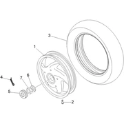 Roue arrière