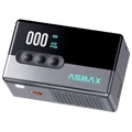 COMPRESSEUR/GONFLEUR/POMPE PORTABLE UNIVERSEL ASMAX T30 DIGITAL 120 PSI 8,3 BARS MAX (FONCTION ECLAIRAGE, DETECTION PRESSION PNEU, PRE REGLAGE DE LA PRESSION, ARRET AUTOMATIQUE)