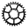 CHAINRING FOR MTB- "DIRECT MOUNT" 34teeth BLACK ALU TA DM6 GX and NX 11/12SPEED. (standard OFFSET 6mm)