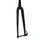 FORK- FOR ROAD BIKE 700C CARBON - STRAIGHT - UD CARBON CONICAL THREADLESS STEERER Ø1"1/2 in LOWER PART/ Ø 1"1/8-28,6 EXTERNAL, FOR DISC BRAKE & THRU AXLE 12mm - 395grs.