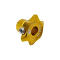 MOLETTE DE REGLAGE DE GARDE DE FREIN AVANT KRM POUR LEVIER DE MAITRE CYLINDRE RADIAL ALUMINIUM CNC OR
