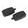 PEDALE CYCLO ADAPTABLE PEUGEOT 103/ MBK 40, 50 , 51/ SOLEX CAOUTCHOUC NOIR 14x125 TYPE ATOM (PAIRE) -SELECTION P2R