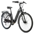 EBIKE LEADER FOX "URBAN" 28" INDUKTORA 2023 -UNISEX- Black 7 Speed - BAFANG ENGINE ON REAR WHEEL- 36V 45Nm BATTERY 15Ah (16,5'' - H43cm - SIZE S - RIDER'S HEIGHT 158cm > 168cm)