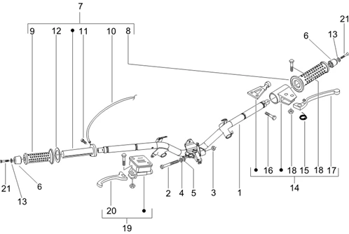 Guidon - Maître cylindre