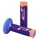 REVETEMENT POIGNEE PROGRIP MOTO OFF ROAD 788 TRIPLE DENSITE SPECIAL EDITION FLUO DESIGN ORANGE FLUO/BLEU LIGHT/BLEU CLOSED END 115mm (CROSS/MX) (PAIRE)