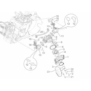 Corps papillon - Injecteur - Raccord d'admission 