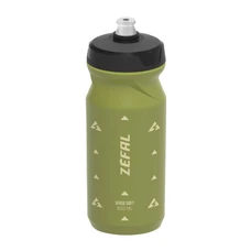 BIDON ZEFAL SENSE SOFT 65 VERT OLIVE 600ml (BOUCHON VISSER ET TETINE ETANCHE) (HAUTEUR 193mm - POIDS 77g)