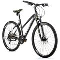 HYBRID BIKE 28" LEADER FOX TOSCANA 2023 "Lady" MATT BLACK- 9 Speed- Frame 16,5" - ( RIDER SIZE from 160 > 168 cm)