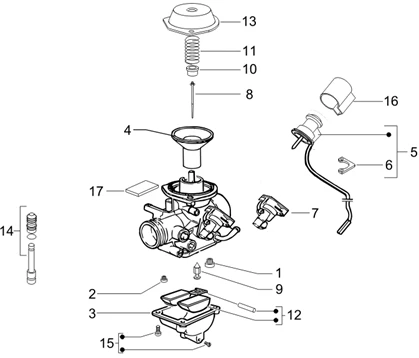 Composants de carburateur