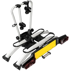 PORTE VELO PLATEFORME PERUZZO ATLANTIS POUR 2 VELOS INCLINABLE (MAXI 60Kgs) PRISE 13 BROCHES - COMPATIBLE VAE / FATBIKE (ENTRAXE EXTR ALARGE 135cm)