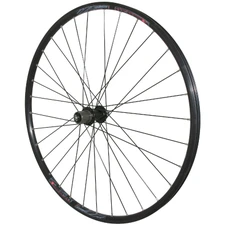 WHEEL FOR TREKKING BIKE - 700X35 REAR DISC M820 -ALUMINIUM- SHIMANO M3050 ACERA - CENTERLOCK DISC - FOR SHIMANO or SRAM CASSETTE 10 SPEED - STAINLESS SPOKES - QUICK RELEASE