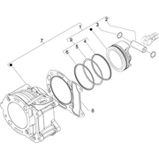 Groupe cylindre-piston-axe